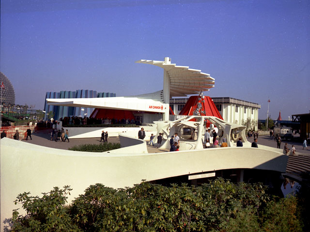 The Air Canada pavilion at the Montréal World Fair in 1967