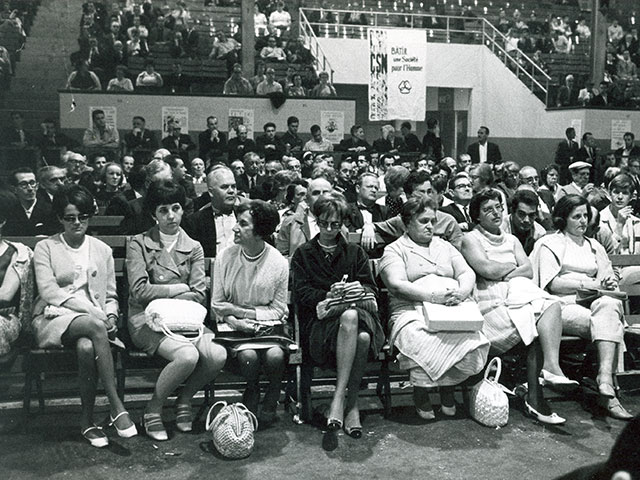 Women attending a conference