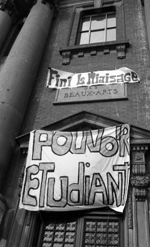 Protest in full view at the École des Beaux-arts de Montréal